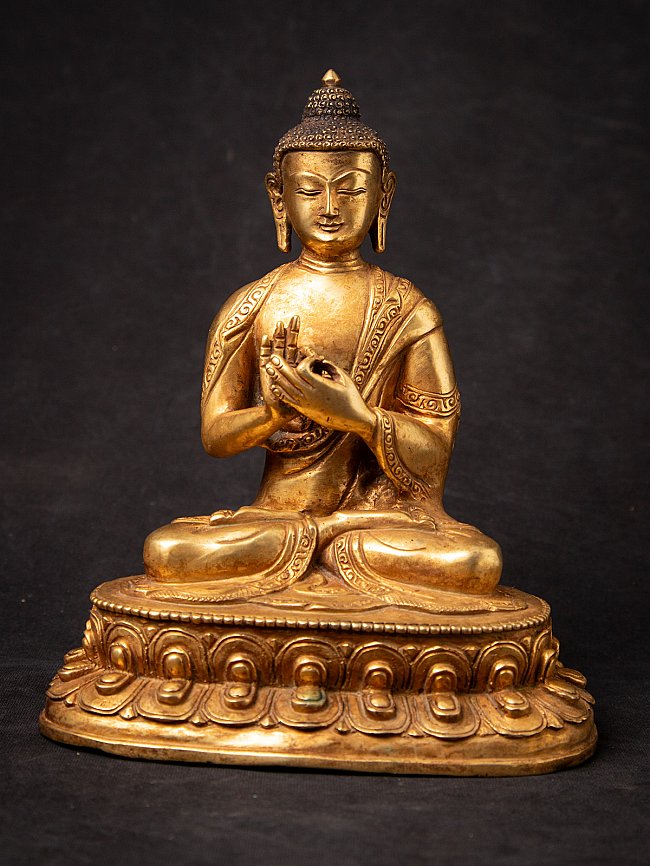 Alte bronze Nepalesische Buddhafigur