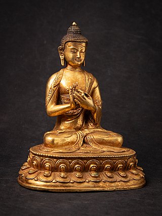Alte bronze Nepalesische Buddhafigur