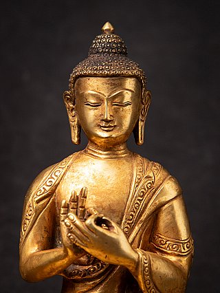 Alte bronze Nepalesische Buddhafigur