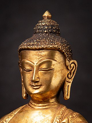 Alte bronze Nepalesische Buddhafigur