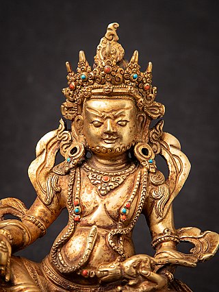 Alte bronze Nepalesische Kuber Figur