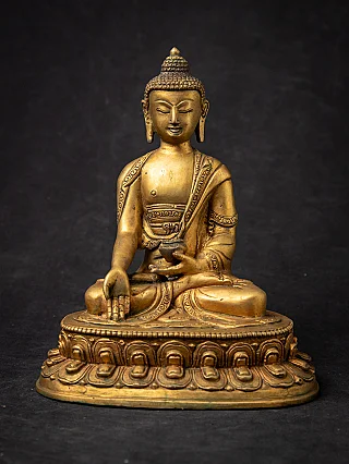 Old bronze Nepali Buddha statue