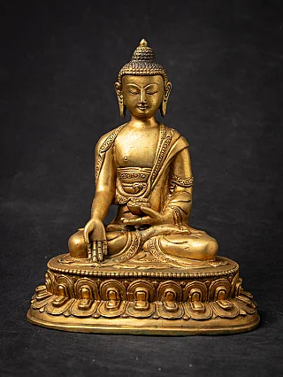 Old bronze Nepali Buddha statue