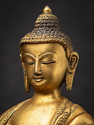 Alte bronze Nepalesische Buddhafigur