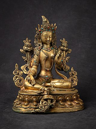 Old bronze Nepali Green Tara statue