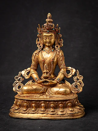 Old bronze Nepali Aparmita Buddha