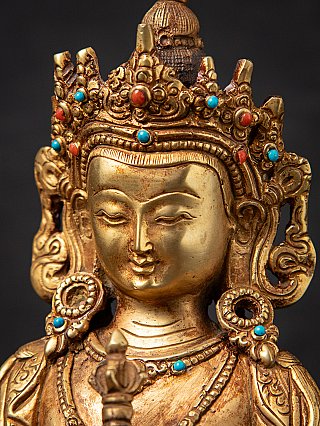 Alte bronze Nepalesische Vajrasattva Figur
