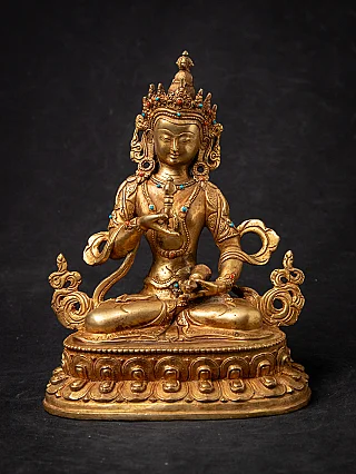 Old bronze Nepali Vajrasattva statue