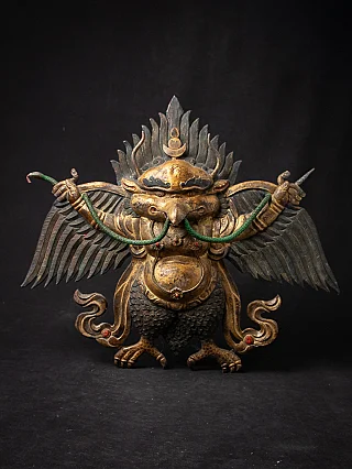 Old Copper Repousse Garuda bird