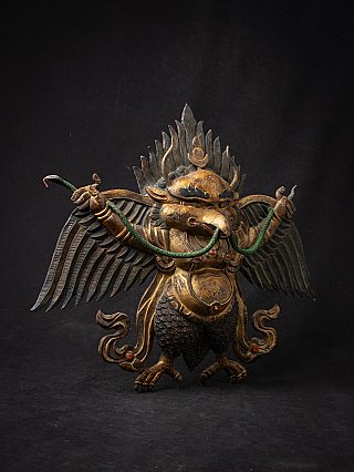 Alte Kupfer Repousse Garuda Vogel