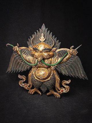 Alte Kupfer Repousse Garuda Vogel