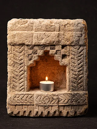 Antique Indian sandstone temple