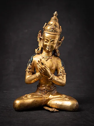 Old bronze Nepali Bodhisattva