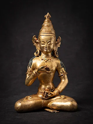 Old bronze Nepali Vajarasattva statue