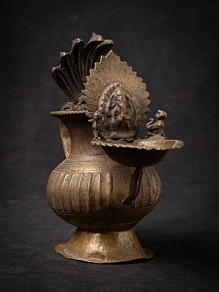 Antieke Nepalese olielamp / Sukunda