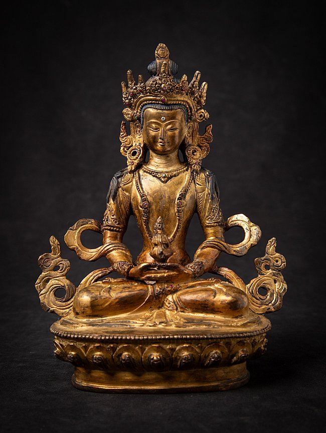 Alte bronze Nepalesische Aparmita Buddha