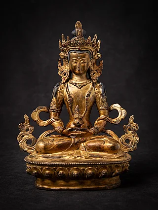 Old bronze Nepali Aparmita Buddha