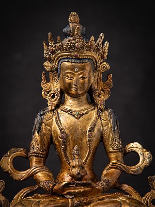 Alte bronze Nepalesische Aparmita Buddha