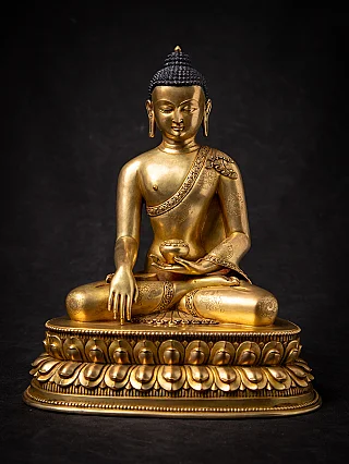 Very high quality bronze Nepali Buddha statue