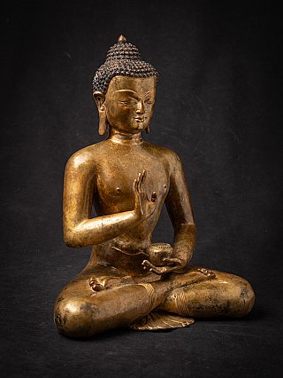 Alte bronze Nepalesische Buddhafigur
