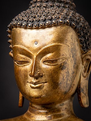 Alte bronze Nepalesische Buddhafigur