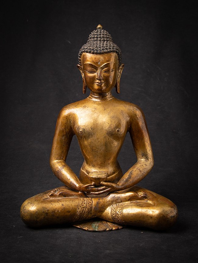 Alte bronze Nepalesische Buddhafigur
