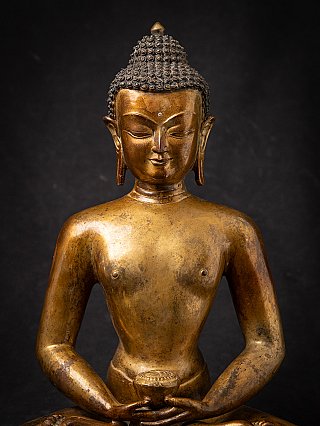 Alte bronze Nepalesische Buddhafigur