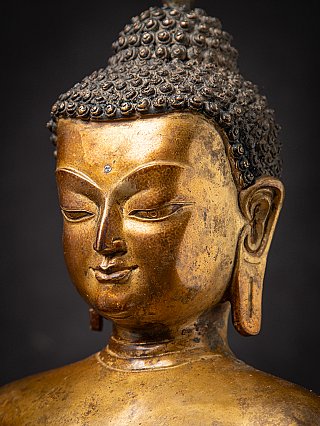 Alte bronze Nepalesische Buddhafigur