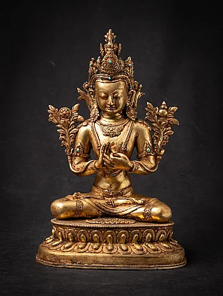 Old bronze Nepali Maitreya Buddha