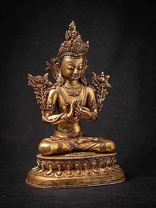Old bronze Nepali Maitreya Buddha