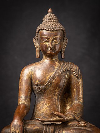 Antike bronze Nepalesische Buddhafigur