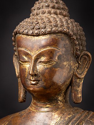 Antike bronze Nepalesische Buddhafigur
