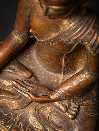 Antike bronze Nepalesische Buddhafigur