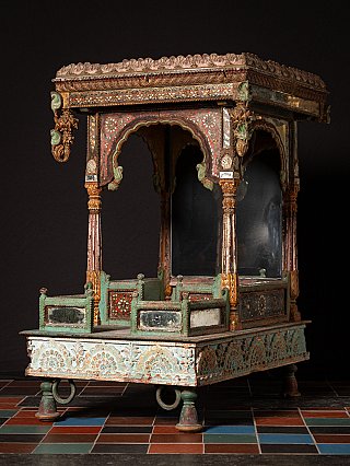Ganz besonderer antiker indischer Tempel