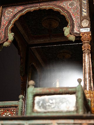 Ganz besonderer antiker indischer Tempel