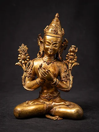 Old bronze Nepali Maitreya Bodhisattva