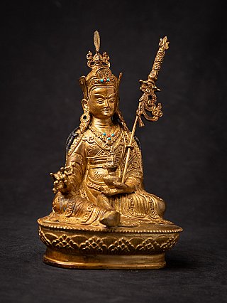 Old bronze Nepali Padmasambhava statue