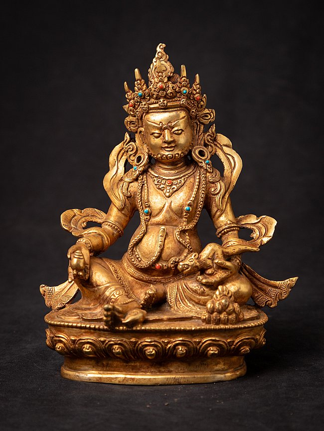 Alte bronze Nepalesische Kuber Figur