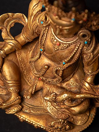 Alte bronze Nepalesische Kuber Figur