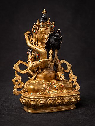 Old bronze Nepalese Shakti statue