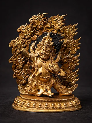 Old bronze Nepali Vajrapani statue