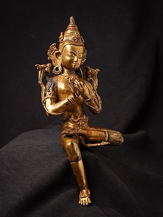 Alte bronze Nepalesische Bodhisattva Figur