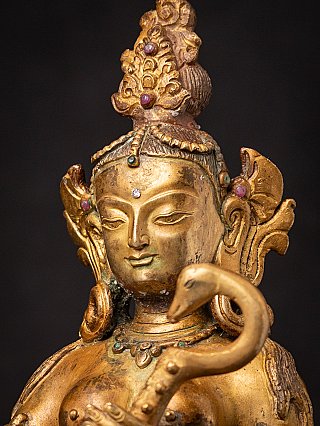 Alte bronze Nepalesische Saraswati Figur