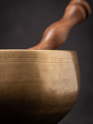 Alte bronze Nepalesische Klangschale