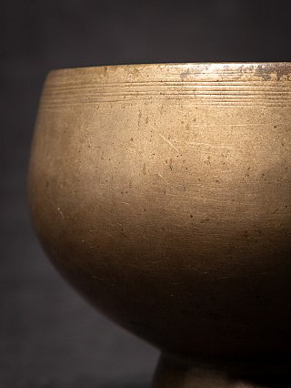 Alte bronze Nepalesische Klangschale