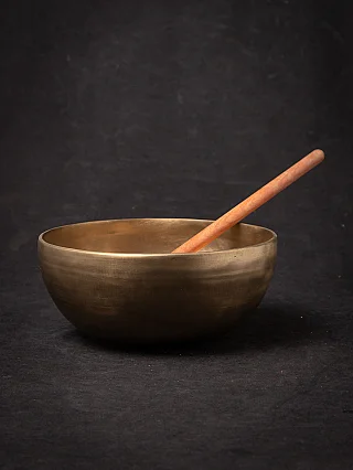 Newly made bronze Nepali Singing Bowl