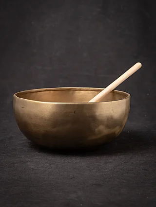 Newly made bronze Nepali Singing Bowl