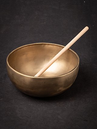 Neue gemachte nepalesische Klangschale aus Bronze