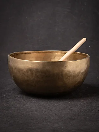 Newly made bronze Nepali Singing Bowl