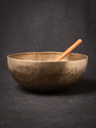 Newly made bronze Nepali Singing Bowl